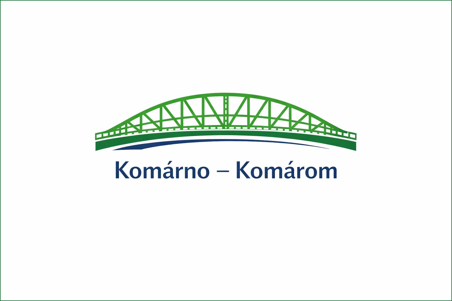 Minimalistické logo Komárno – Komárom